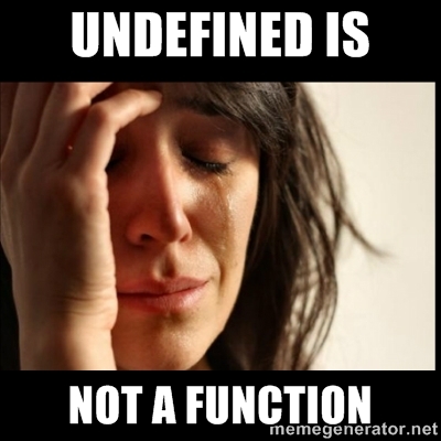 Undefined is not a function!